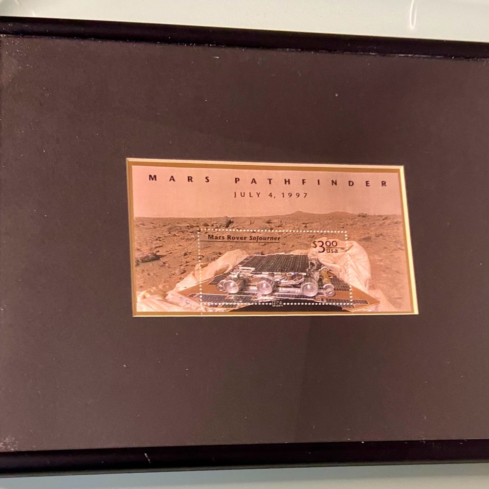 Mars Pathfinder Framed Stamp